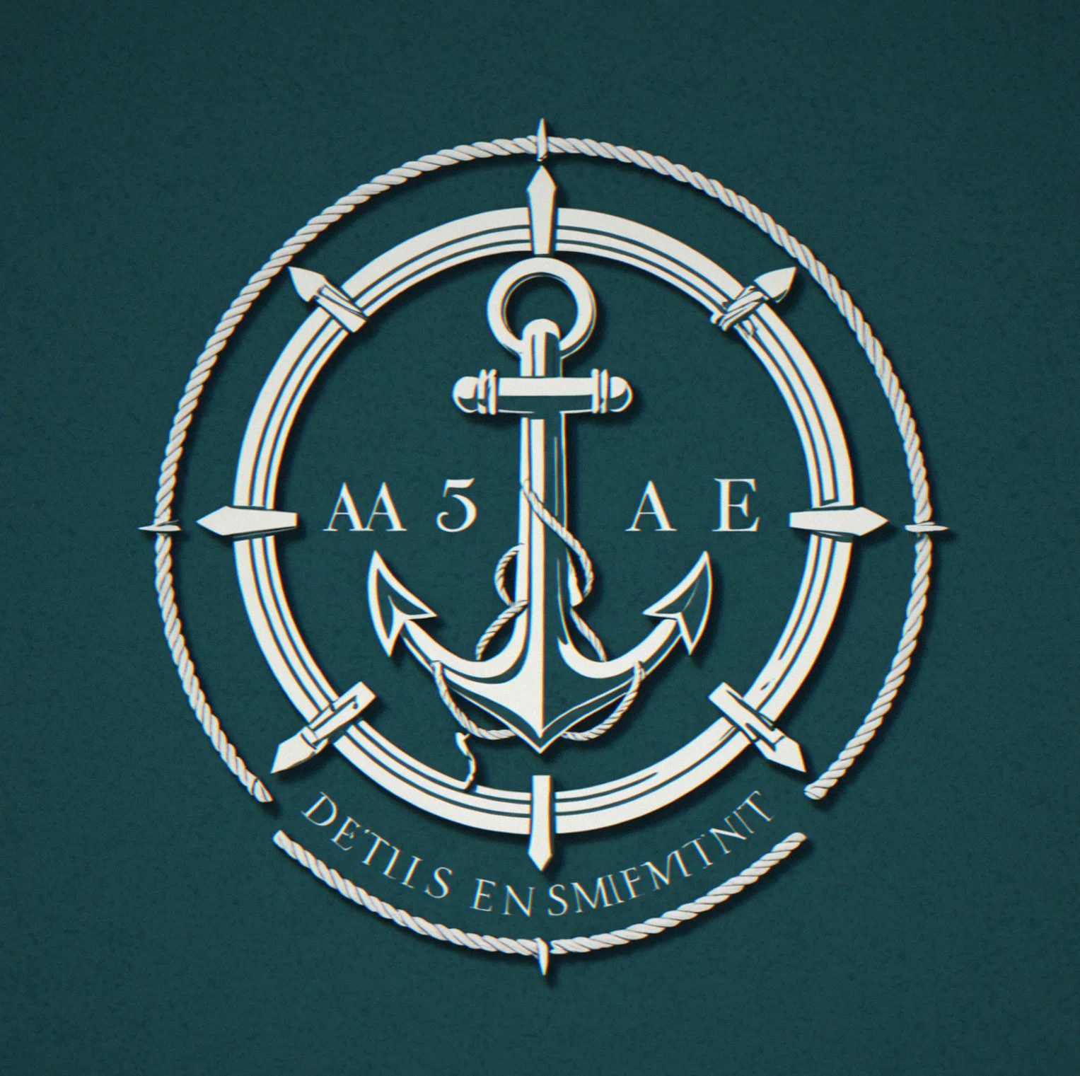 Crystalanchor logo with underwater cave diving theme